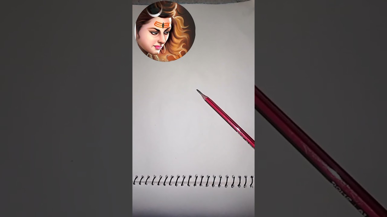 latest easy step of Draw Lord Shiva
